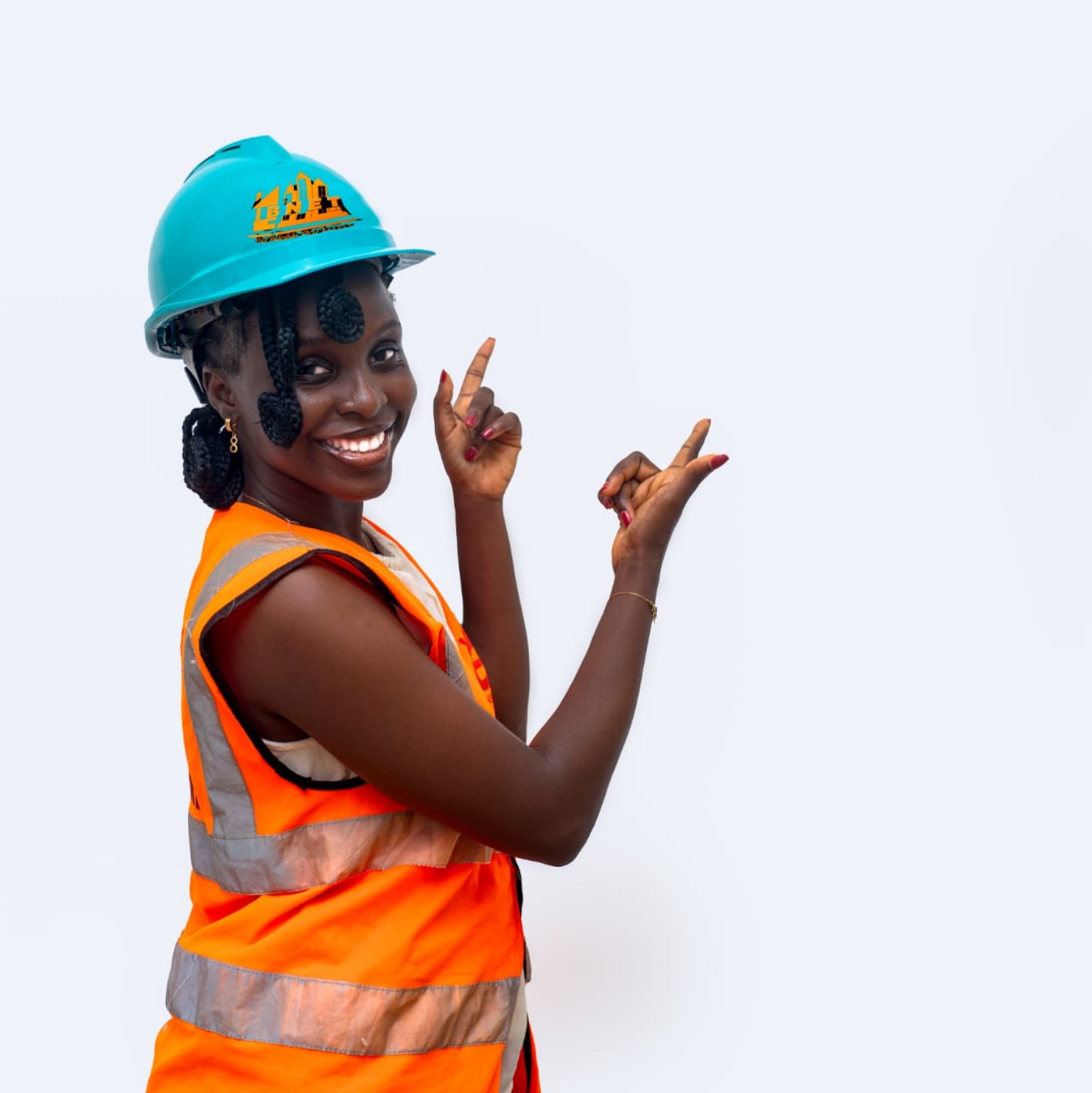 IBNET SL LTD representative wearing company safety equipment